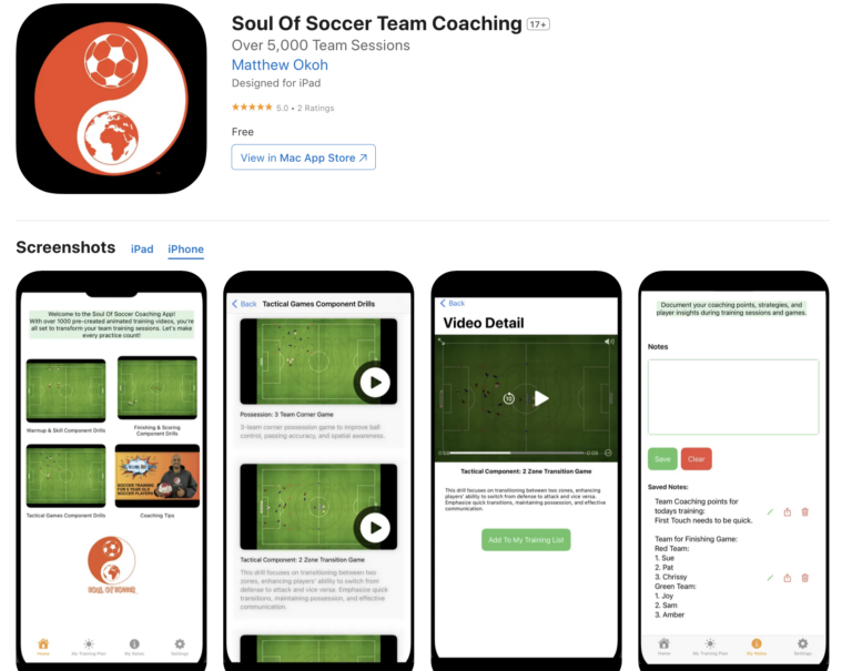 Read more about the article Transform Team Training with the SOUL OF SOCCER Coaching App